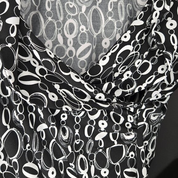 Pursuits, Ltd., Black, White , Top, Size: PM - Picture 4 of 4